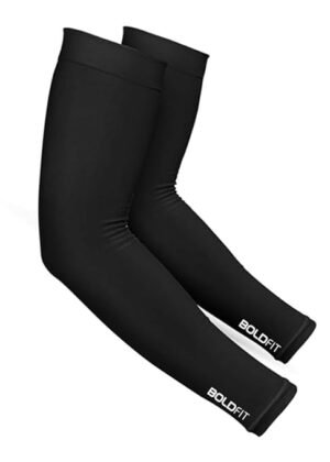 Boldfit Arm Sleeves for Men & Women UV & Sun Protection Hand Cover Sleeves for Boys & Girls for Running, Bike Riding & Outdoor Use – 1 Pair